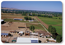 Lucky Three Ranch from above