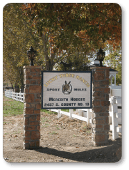 Lucky Three Ranch sign